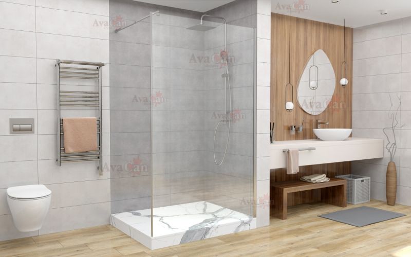 Душевая перегородка AvaCan MC100 хром